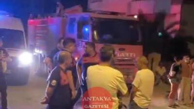 Hatay’ın Antakya ilçesine bağlı Gazi Mahallesi’nde, üç gündür devam eden