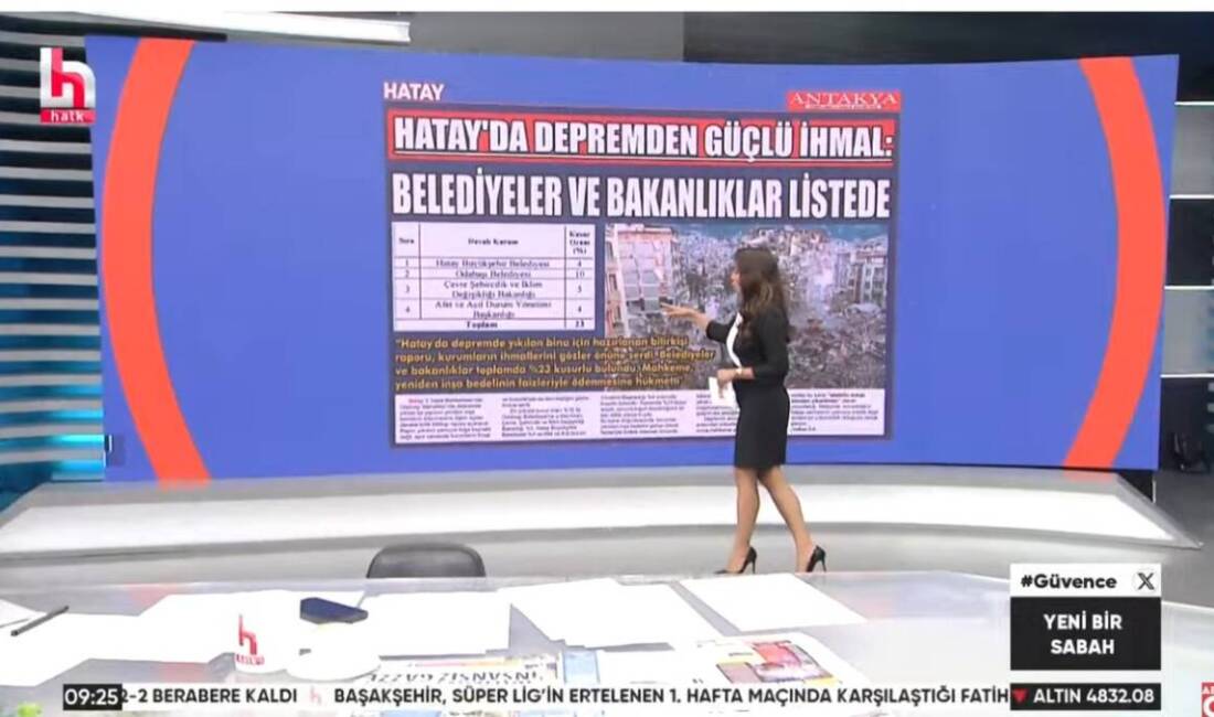   Hatay 3. İdare Mahkemesi’nde, Odabaşı Mahallesi’nde depremde yıkılan bir