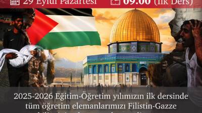 Hatay Mustafa Kemal Üniversitesinde 2025-2026 akademik yılı 29 Eylül Pazartesi