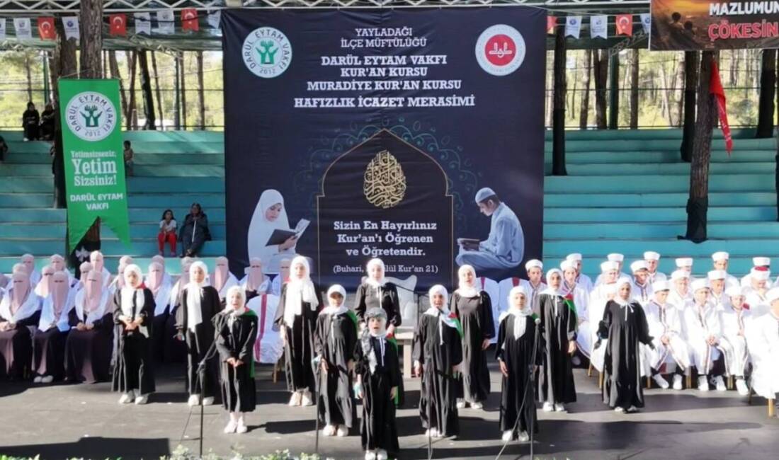 Hatay’ın Yayladağı ilçesinde Darül Eytam Vakfı ile Muradiye Kur’an Kursu