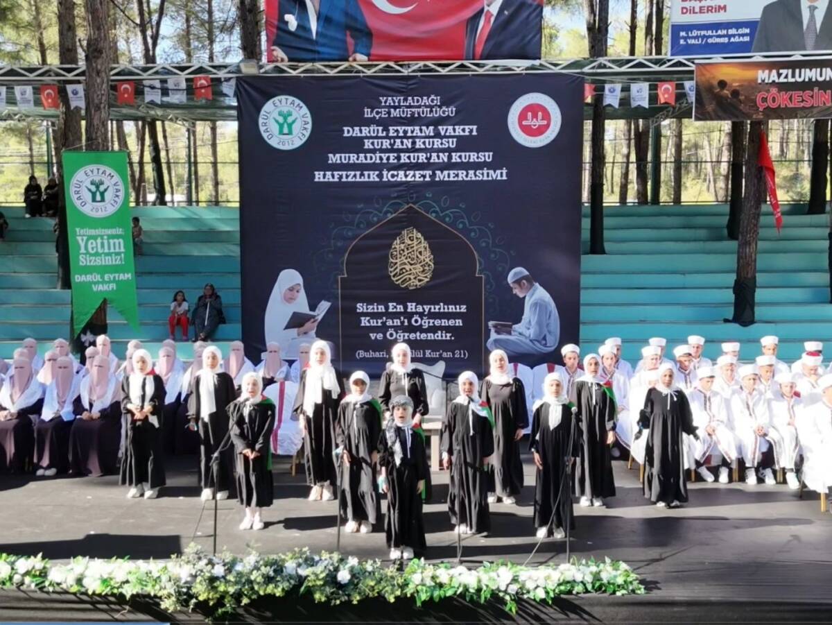 Hatay’ın Yayladağı ilçesinde Darül Eytam Vakfı ile Muradiye Kur’an Kursu