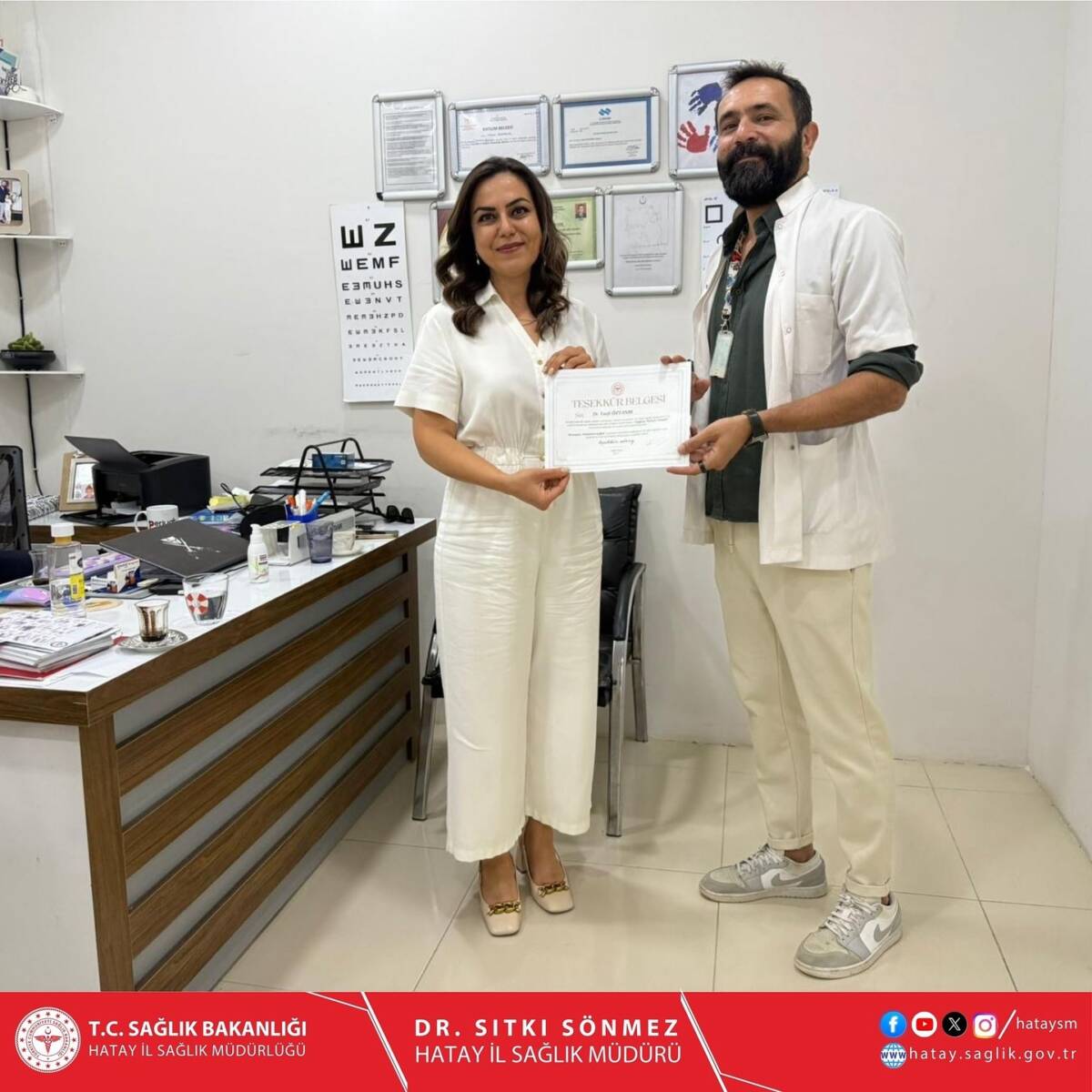 Arsuz İlçe Sağlık Müdürlüğü, başarılı ve özverili çalışmalarıyla dikkat çeken