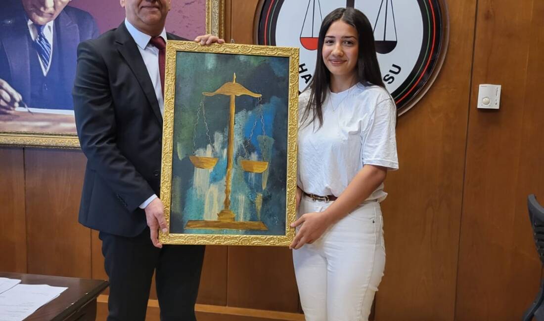 Antakya’da lise öğrencisi bir genç kız, stajyerlik yaptığı Antakya Adliyesi’nden