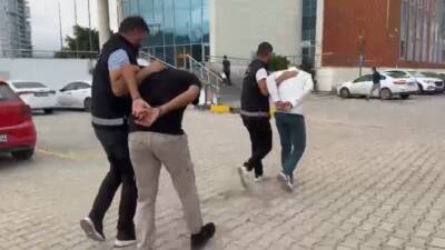 Hatay’ın İskenderun ilçesinde polis ekiplerinin yürüttüğü çalışmalar kapsamında, hakkında kesinleşmiş