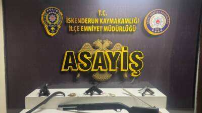 Hatay Emniyet Müdürlüğü ekiplerince İskenderun genelinde 29-30 Ağustos 2025 tarihlerinde