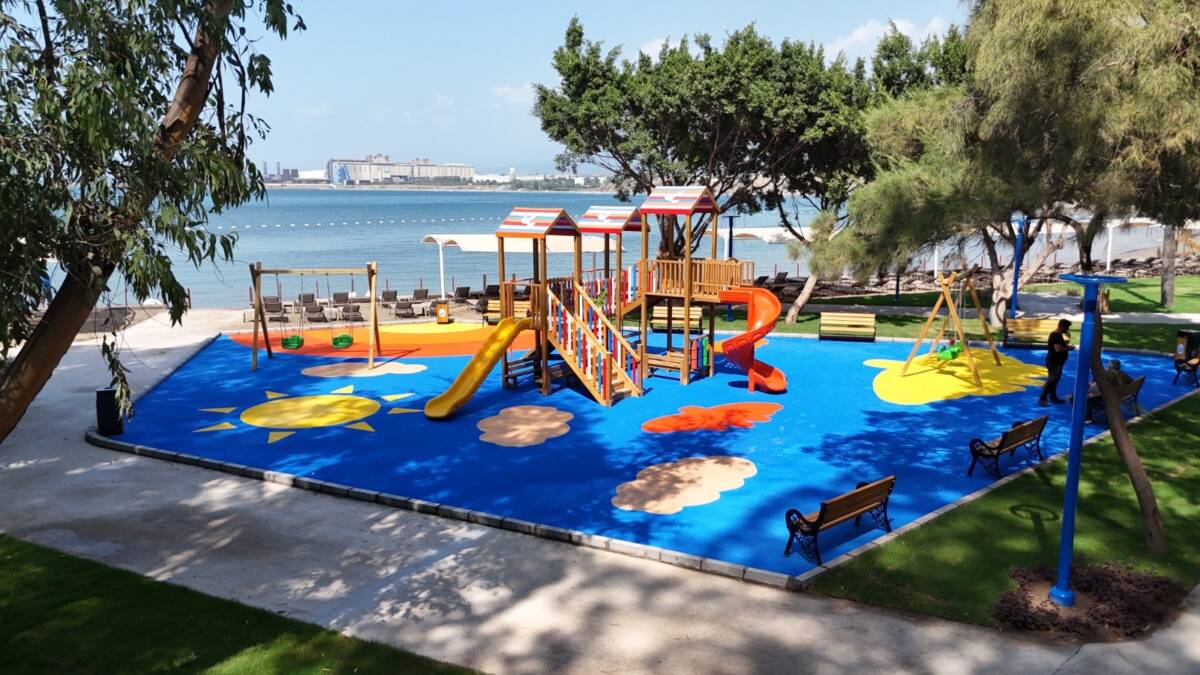 Hatay Büyükşehir Belediyesi, Payas Sahili’nde Türkiye’nin en büyük su oyun