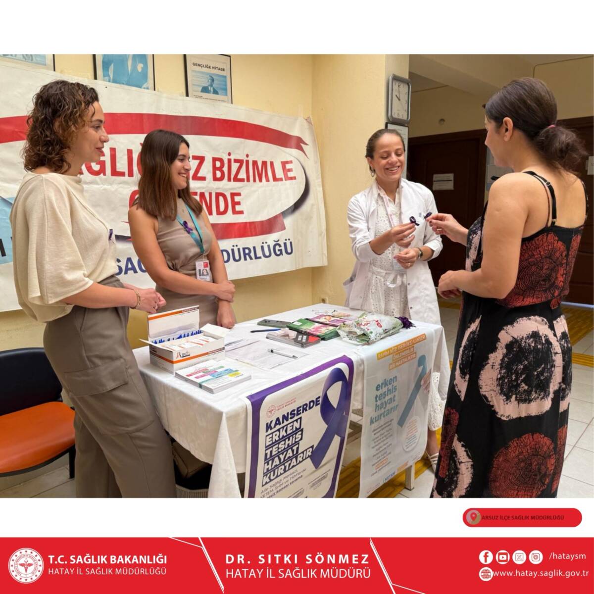 Hatay İl Sağlık Müdürlüğü, 3-9 Eylül Halk Sağlığı Haftası kapsamında