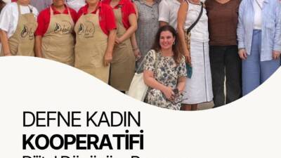 Hatay’ın Defne ilçesinde kadın emeğine dayalı üretim yapan Eleleyiz Defne