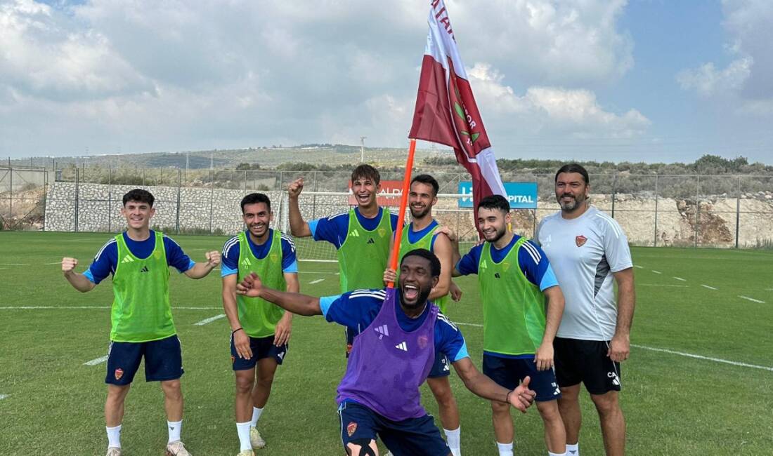 Hatayspor futbolcuları, geçtiğimiz hafta sonunda Mersin’in Erdemli ilçesinde teknik heyetin