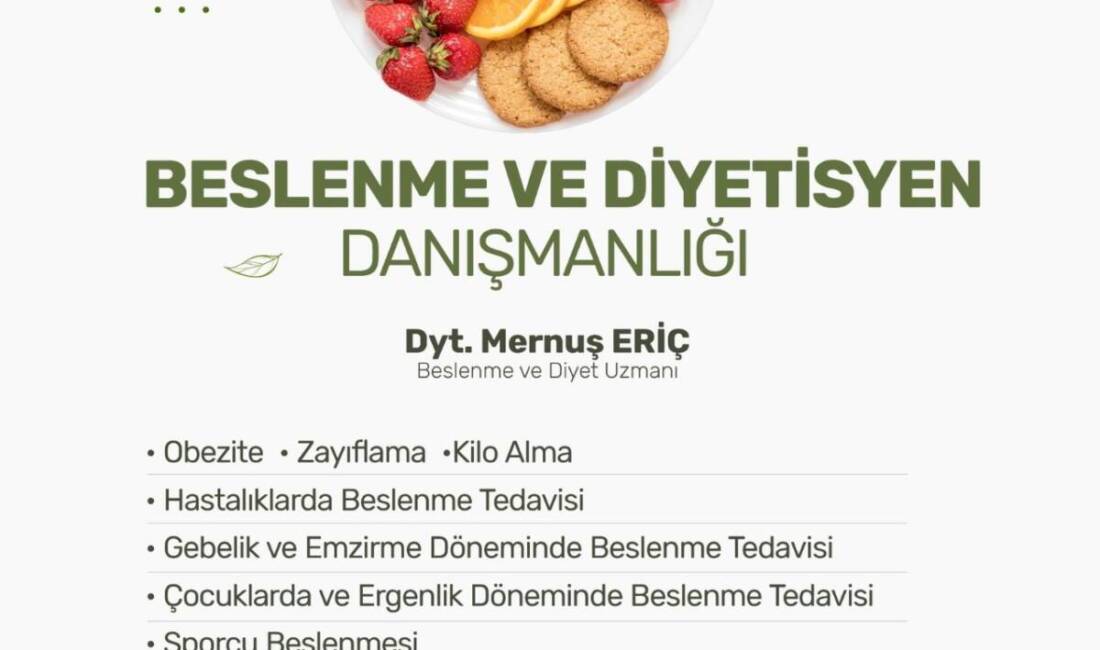 Antakya Belediyesi Spor İşleri Müdürlüğü bünyesinde beslenme ve diyetisyen danışmanlığı