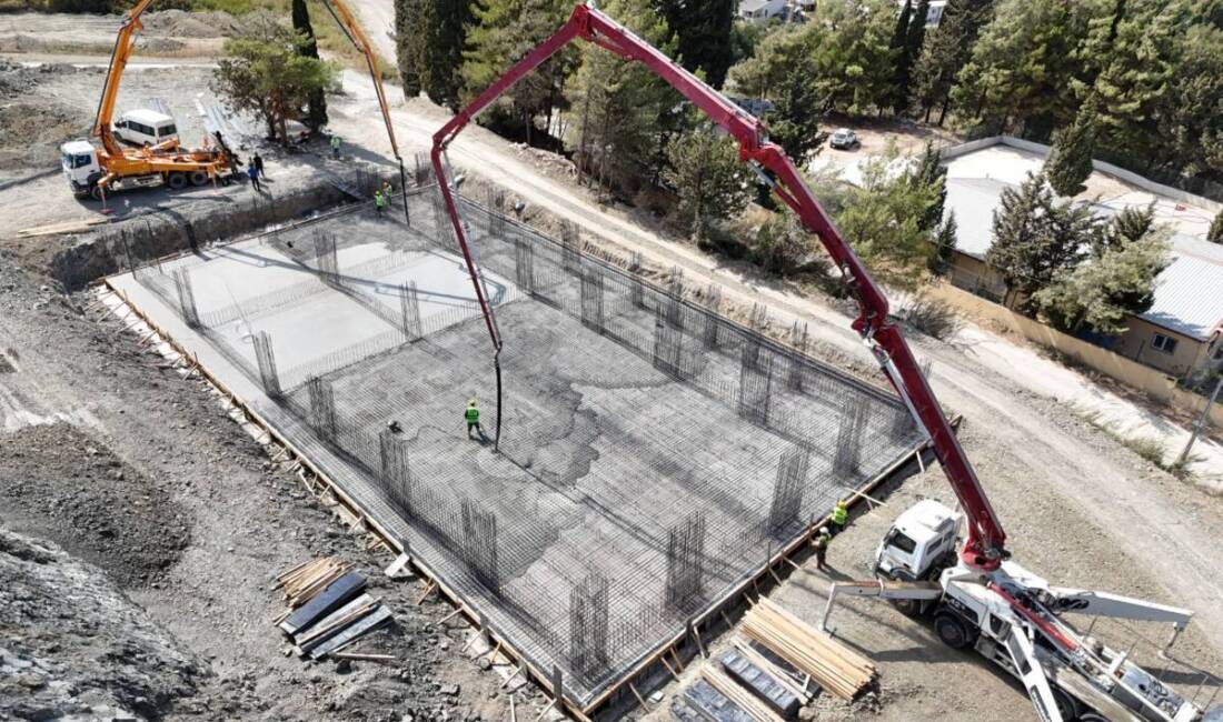 Hatay Büyükşehir Belediyesi (HBB) tarafından Defne Hancağız Mahallesi’nde inşaatına başlanan