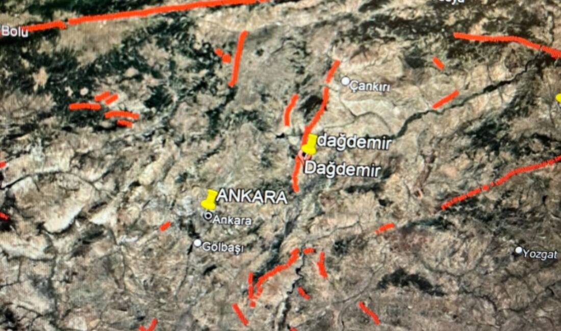 Ankara’nın Kalecik ilçesinde sabah saatlerinde 4.1 büyüklüğünde bir deprem meydana