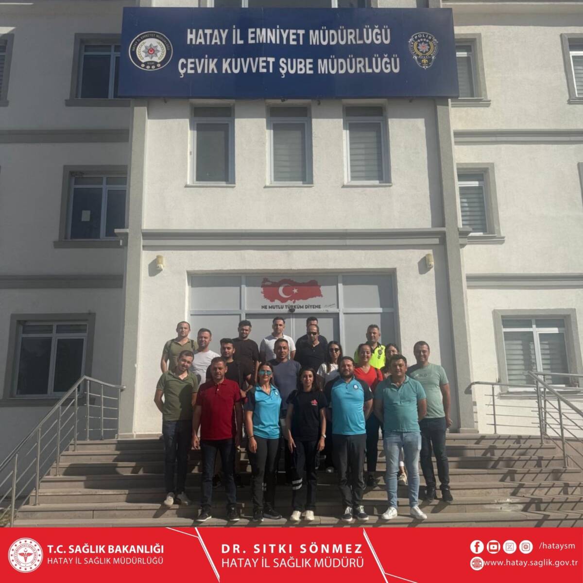 Hatay İl Sağlık Müdürlüğü tarafından yapılan açıklamada, Acil Sağlık Hizmetleri