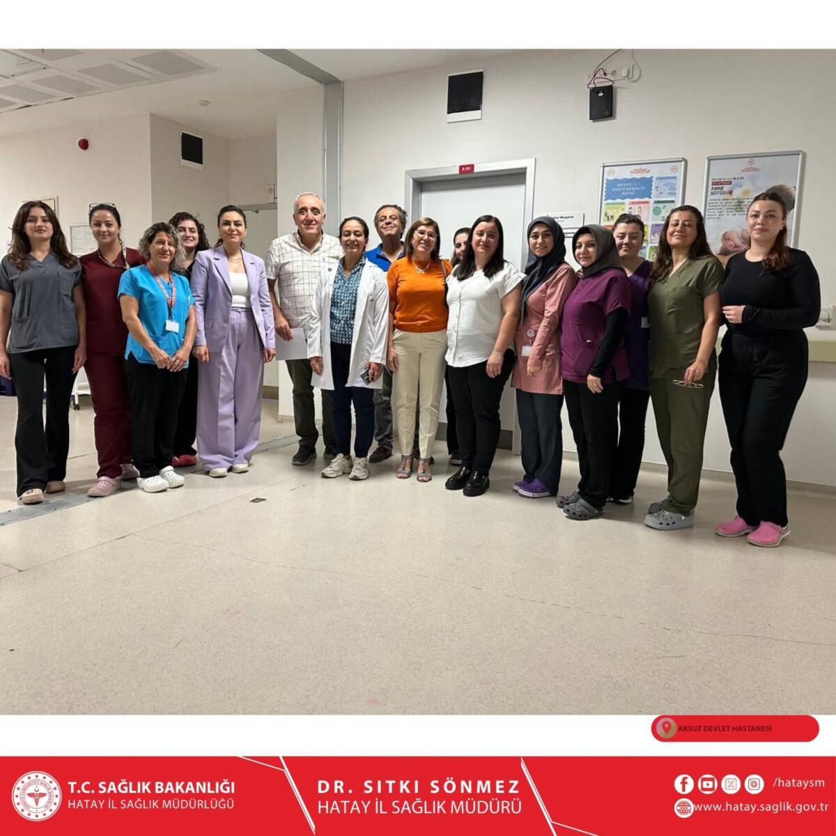 3-9 Eylül Halk Sağlığı Haftası etkinlikleri kapsamında, Arsuz Devlet Hastanesi