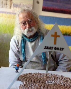 Hataylı sanatçı Atıf Gülücü, Almanya’da sanat dünyasında kazandığı tanınırlığı Hatay