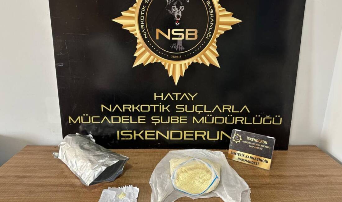 İskenderun’da gerçekleştirilen uyuşturucu operasyonunda 5 kişi tutuklandı, çok sayıda uyuşturucu