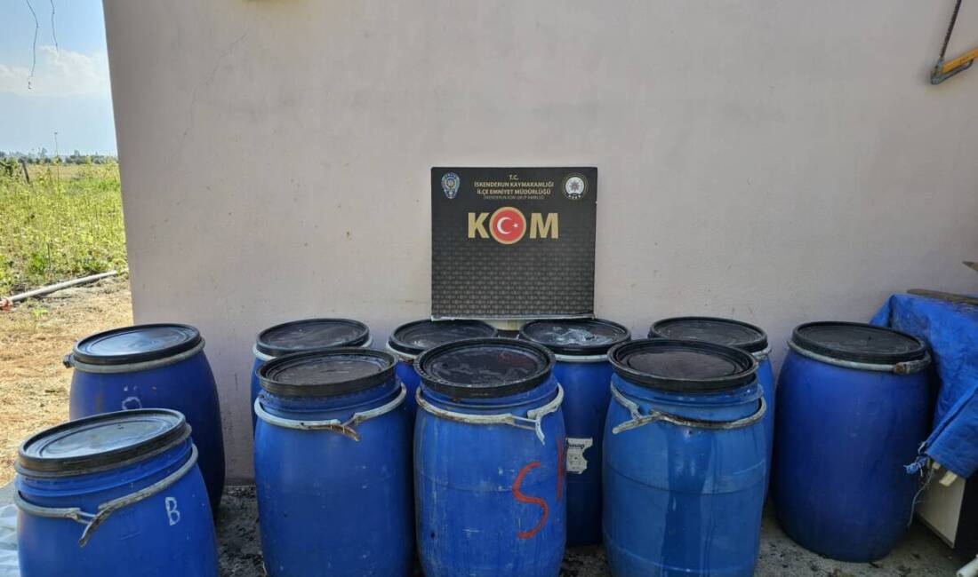 Hatay Emniyet Müdürlüğü ekiplerince kaçakçılık suçlarına yönelik yürütülen çalışmalar kapsamında