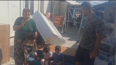 Hatay’ın Antakya ilçesine bağlı Haraparası konteyner kentte yaşayan bir depremzede