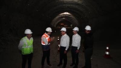 Hatay’da İskenderun ve Antakya’yı birbirine bağlayacak Belen-Topboğazı Otoyolu Tüneli inşasında