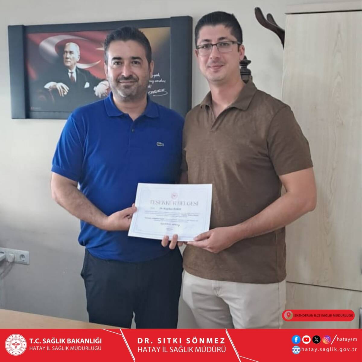 İskenderun İlçe Sağlık Müdürlüğü, halk sağlığı alanında özverili çalışmalarıyla öne