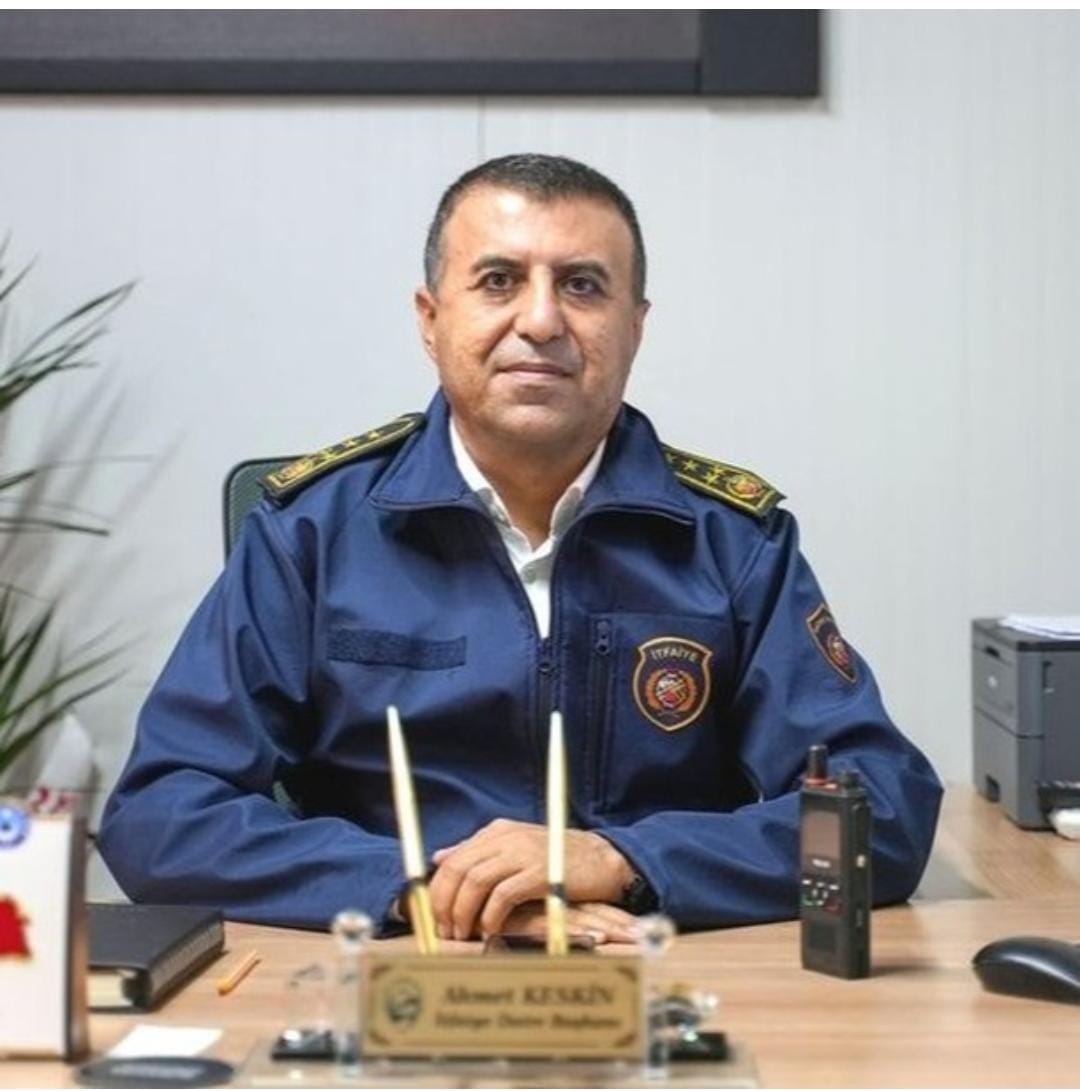 Hatay Büyükşehir Belediyesi İtfaiye Dairesi Başkanı Ahmet Keskin, 25 Eylül