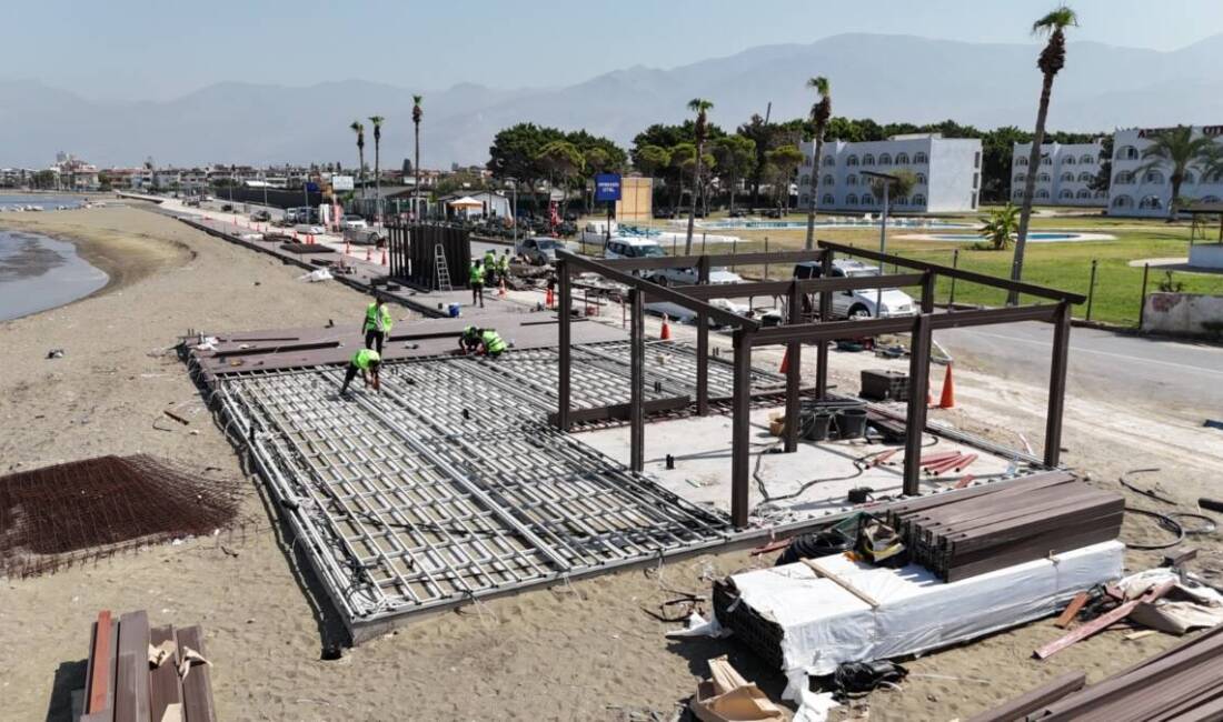 Hatay Büyükşehir Belediyesi (HBB), kentin sahil kıyı şeridinde hayata geçirdiği