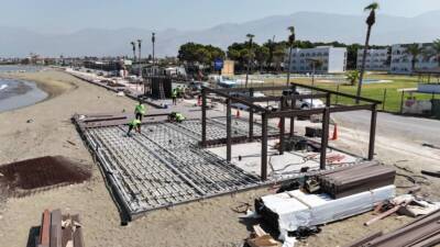 Hatay Büyükşehir Belediyesi (HBB), kentin sahil kıyı şeridinde hayata geçirdiği