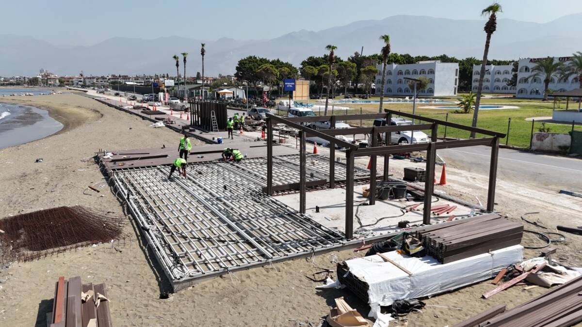 Hatay Büyükşehir Belediyesi (HBB), kentin sahil kıyı şeridinde hayata geçirdiği