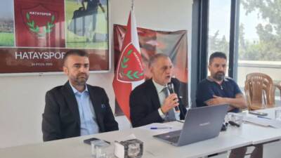 Hatayspor Kulübü Başkanı Hikmet Çinçin, Hatay Ticaret ve Sanayi Odası’nda