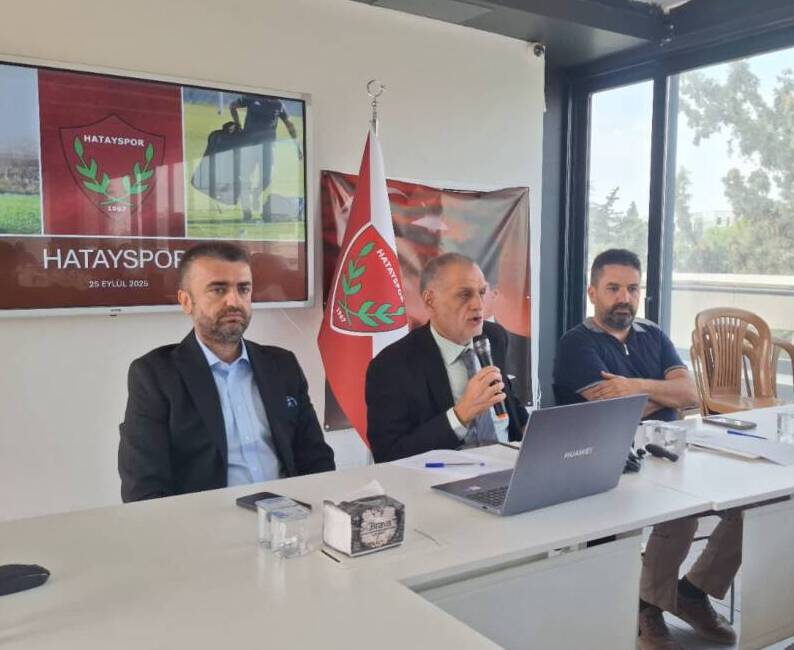 Hatayspor Kulübü Başkanı Hikmet Çinçin, Hatay Ticaret ve Sanayi Odası’nda