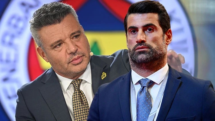 Fenerbahçe Başkanı Sadettin Saran, kulübün efsane isimlerinden Volkan Demirel ile