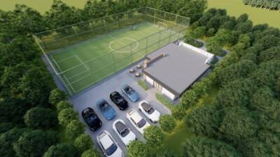 Hatay Büyükşehir Belediyesi, Defne Sinanlı Mahallesi’nde halı saha ve kafeterya