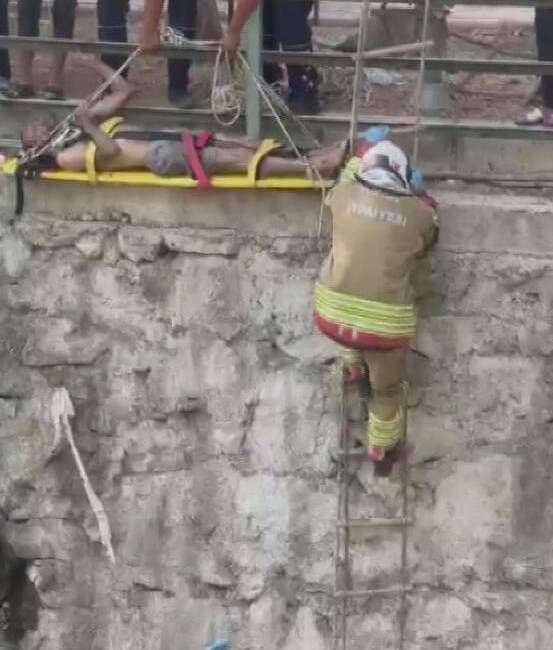 Hatay’ın Kırıkhan ilçesinde, sulama kanalına düşen zihinsel engelli bir vatandaş