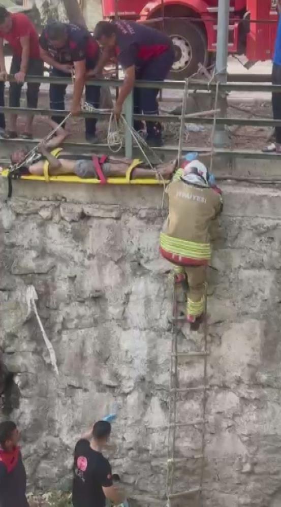 Hatay’ın Kırıkhan ilçesinde, sulama kanalına düşen zihinsel engelli bir vatandaş
