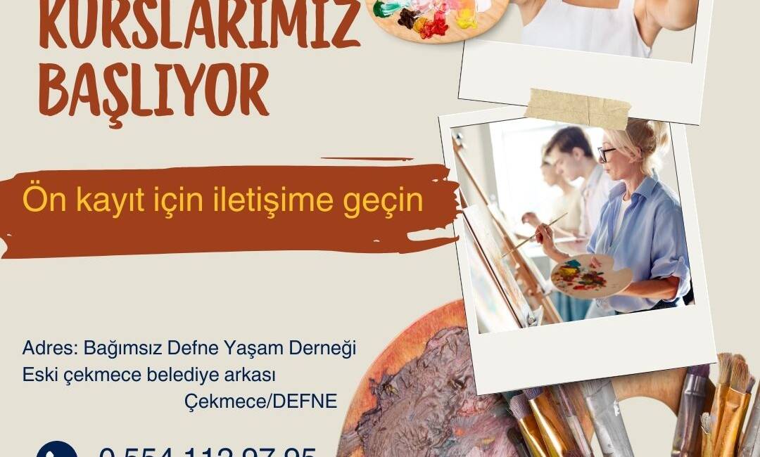 Bağımsız Defne Yaşam Derneği, gençlere ve sanatseverlere yönelik farklı alanlarda