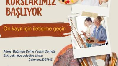 Bağımsız Defne Yaşam Derneği, gençlere ve sanatseverlere yönelik farklı alanlarda