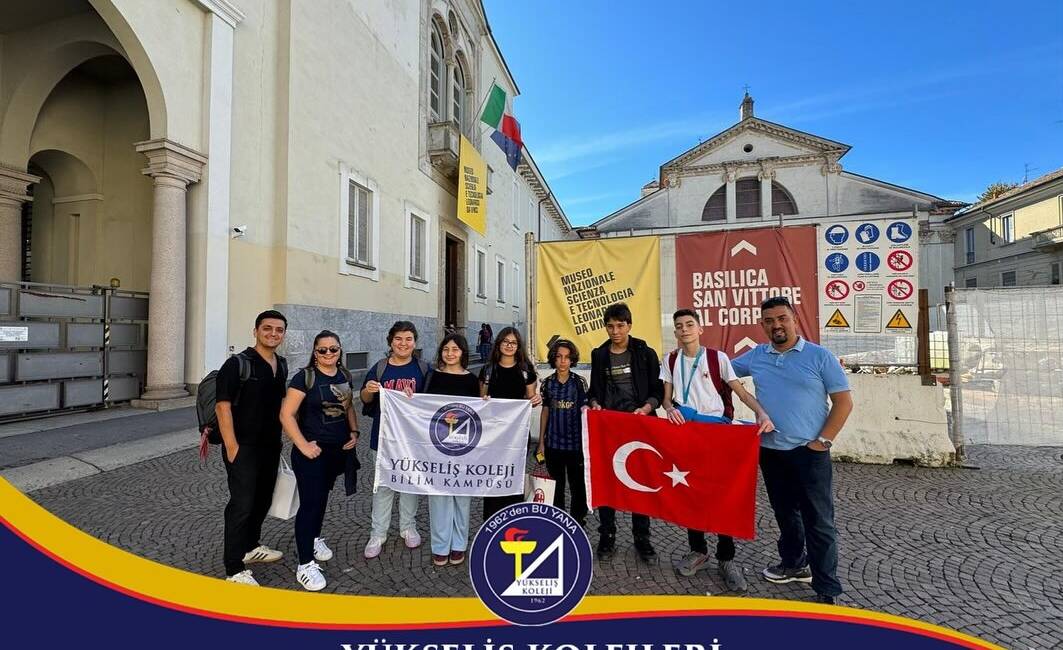 İskenderun Yükseliş Koleji öğrencileri, Milano’daki Leonardo Da Vinci Müzesi’ni ziyaret