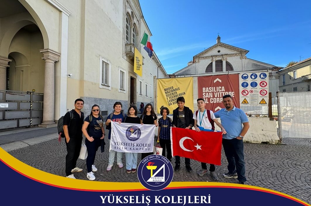 İskenderun Yükseliş Koleji öğrencileri, Milano’daki Leonardo Da Vinci Müzesi’ni ziyaret