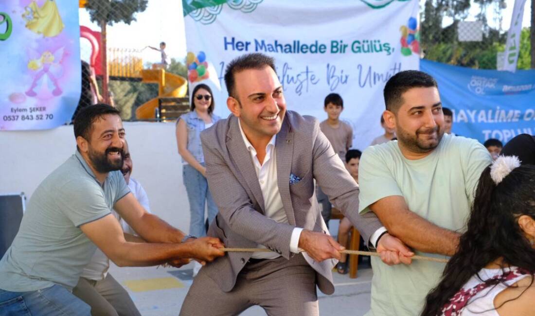 Defne Belediye Başkanı Halil İbrahim Özgün, hafta sonunda Yeniçağ Mahallesi’nde