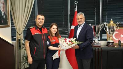 Hatay Büyükşehir Belediye Başkanı Mehmet Öntürk, İtfaiye Teşkilatı’nın 311. kuruluş