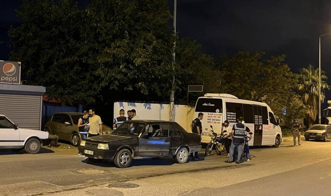 Hatay Emniyet Müdürlüğü ekipleri, İskenderun ilçesinde güvenlik ve huzurun sağlanmasına