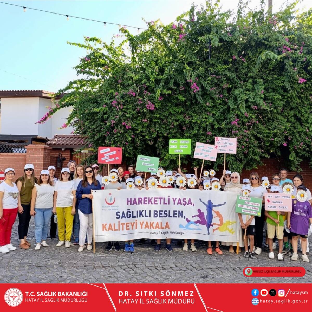 22–30 Eylül tarihleri arasında kutlanan Avrupa Spor Haftası kapsamında Arsuz’da