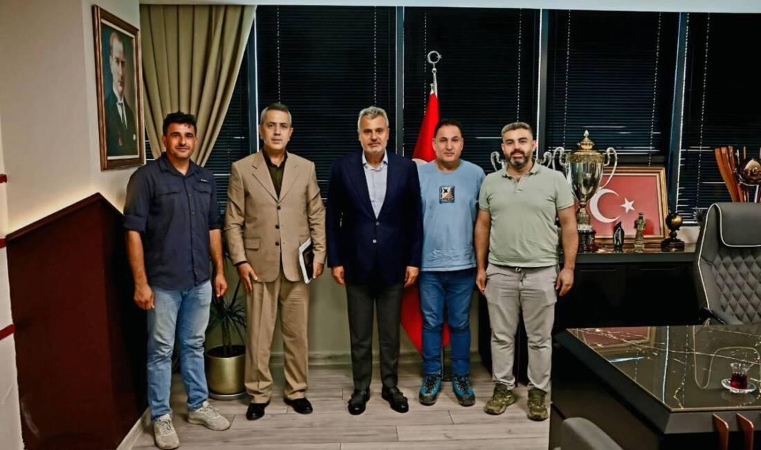 Hatay Tabiatı Koruma Derneği heyeti, Hatay Büyükşehir Belediye Başkanı Mehmet