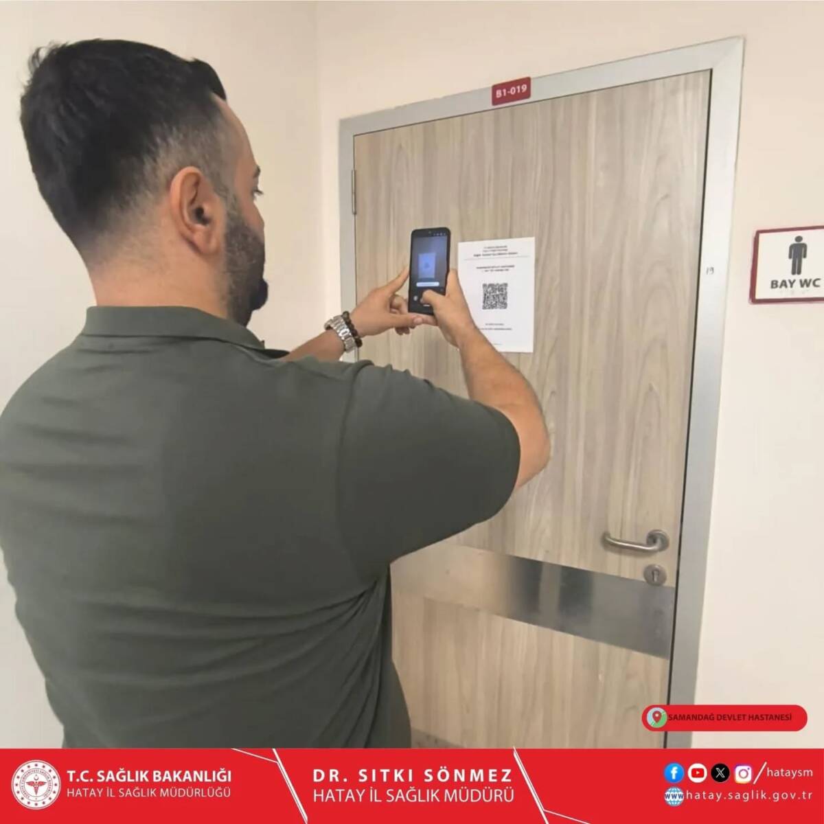 Samandağ Devlet Hastanesi, hijyen standartlarını artırmak ve hizmet kalitesini iyileştirmek