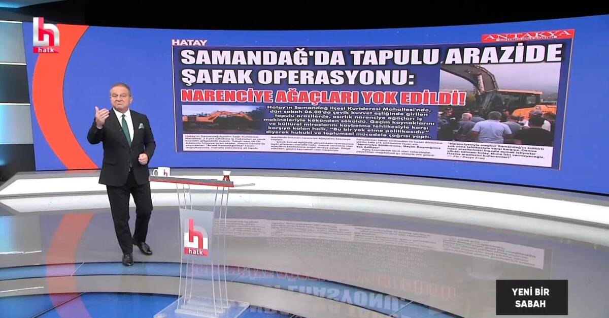 Hatay’ın Samandağ ilçesine bağlı Kurtderesi Mahallesi’nde, Salı sabahının erken saatlerinde