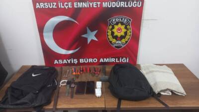 Hatay Emniyet Müdürlüğü ekipleri, Arsuz ilçesi Pirinçlik Mahallesi’nde 07 ve