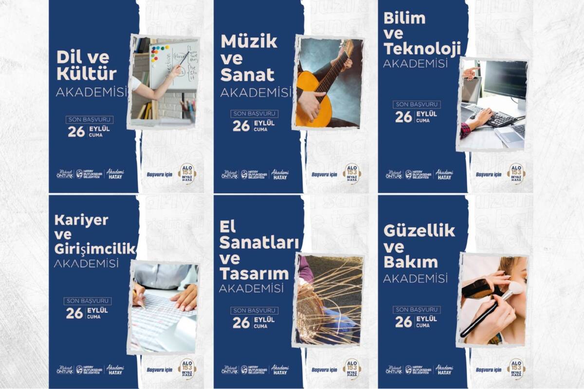 Hatay Büyükşehir Belediyesi (HBB), vatandaşların sosyal ve mesleki becerilerini geliştirmek,