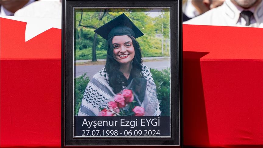 Dışişleri Bakanlığı, Ayşenur Ezgi Eygi’yi Vefatının Yıl Dönümünde Andı Dışişleri Bakanlığı, 6 Eylül 2024’te işgal altındaki Batı Şeria’da İsrail