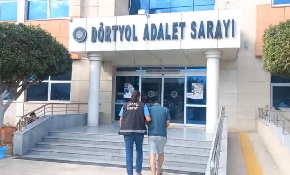 Hatay’ın Dörtyol ilçesinde hırsızlık suçundan hakkında kesinleşmiş hapis cezası bulunan