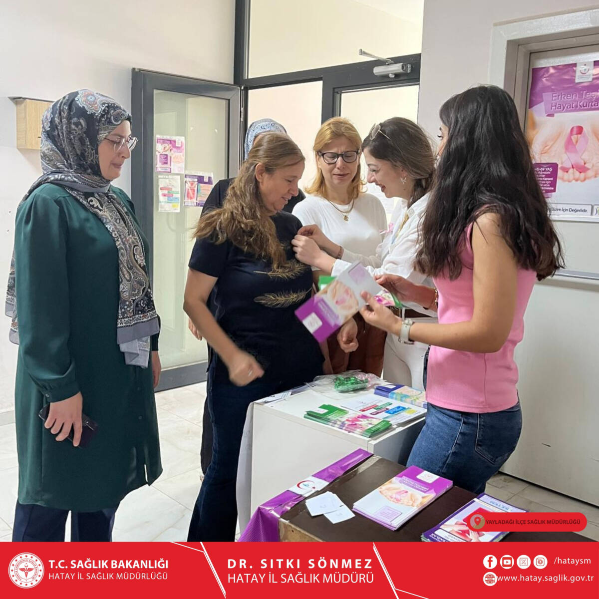 3–9 Eylül Halk Sağlığı Haftası kapsamında Yayladağı 1 Nolu Aile